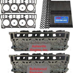 6.0 Bulletproof package - Includes Cylinder Heads, ARP studs, pushrods, and gasket set